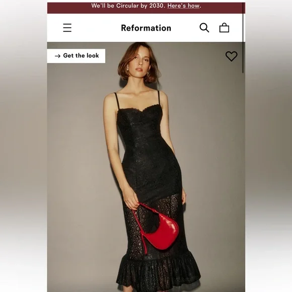 NWT reformation black lace dress size 6 - threedaughtersproperties.com